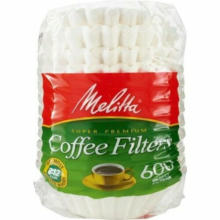 MELITTA USA FILTER, COFFEE, 8-12 CUP, WH, 600PK MLA631132